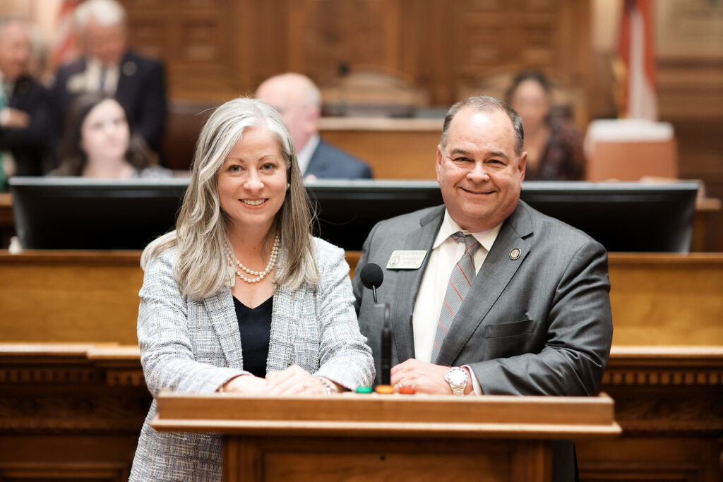 Georgia Representatives Leesa Hagan (Lyons) and Devan Seabaugh (Marietta) on Sine Die 2023